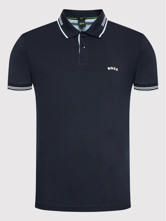 Boss Polo Paul Curved 50469245 Tamnoplava Slim Fit | Modivo.hr