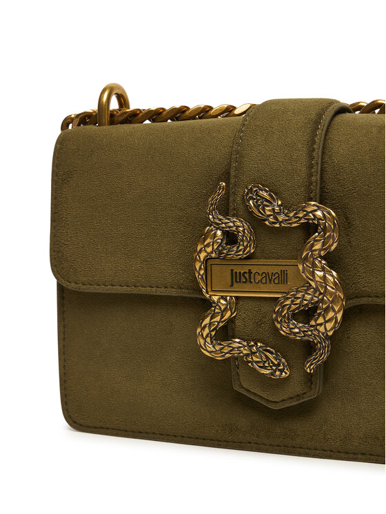 Just Cavalli Just Cavalli Geantă Iconic Snakes 81RA4BAF ZSE74 Verde