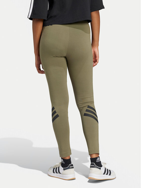 adidas adidas Leggings Future Icons 3-Stripes JE0221 Verde Slim Fit