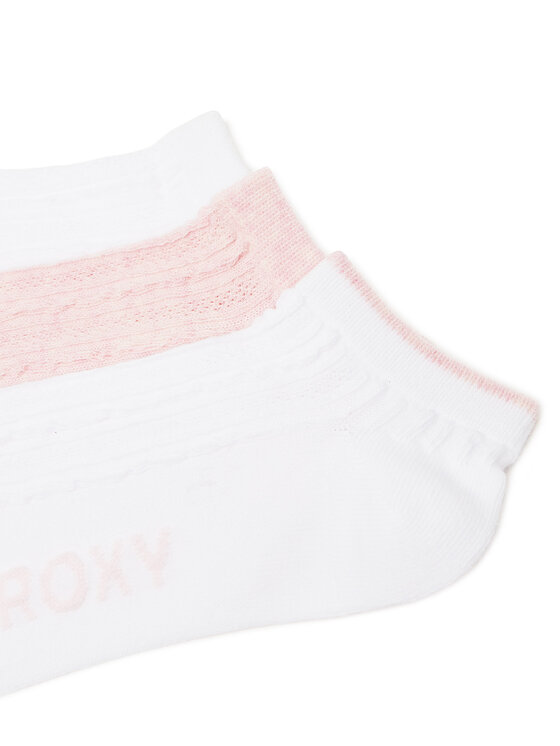 Roxy Roxy Kotníkové ponožky AS_ROXY_07S_SS25 (3-PACK) Bílá