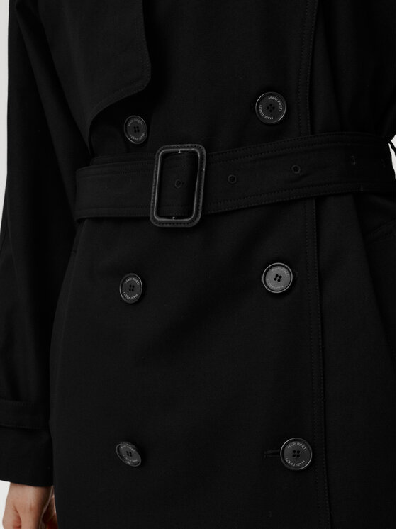 MARI PRETI MARI PRETI Trench Chiara Nero Regular Fit