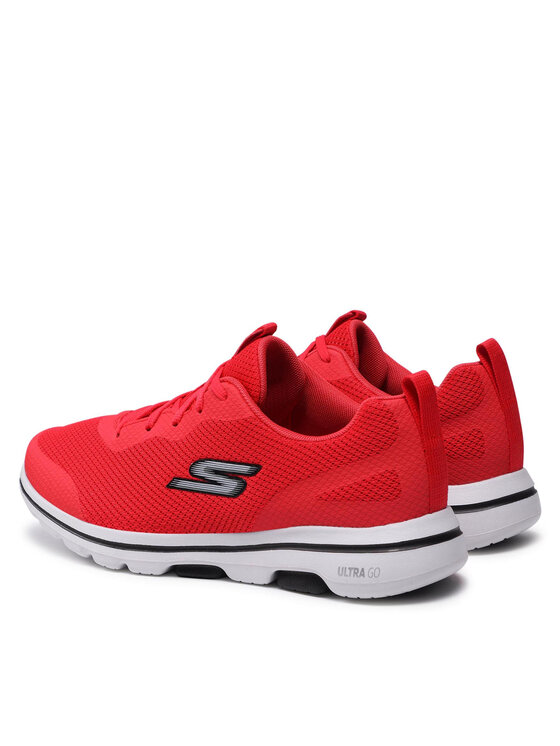 Red skechers go store walk