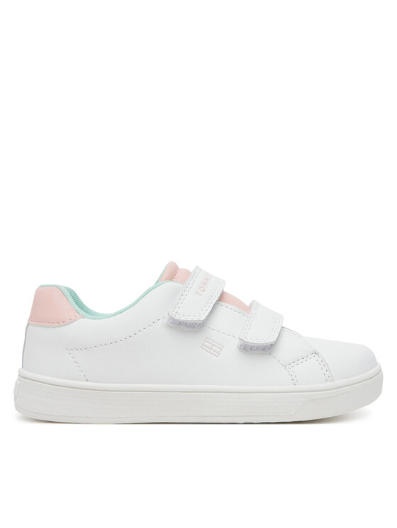 Tommy Hilfiger Tommy Hilfiger Sneakersy Low Cut Velcro Sneaker T1A9-33727-1355 S Biały