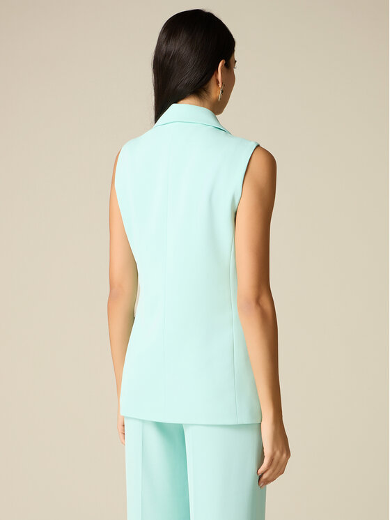 Oltre Oltre Giacca da abito L036R000048N015 Turchese Slim Fit