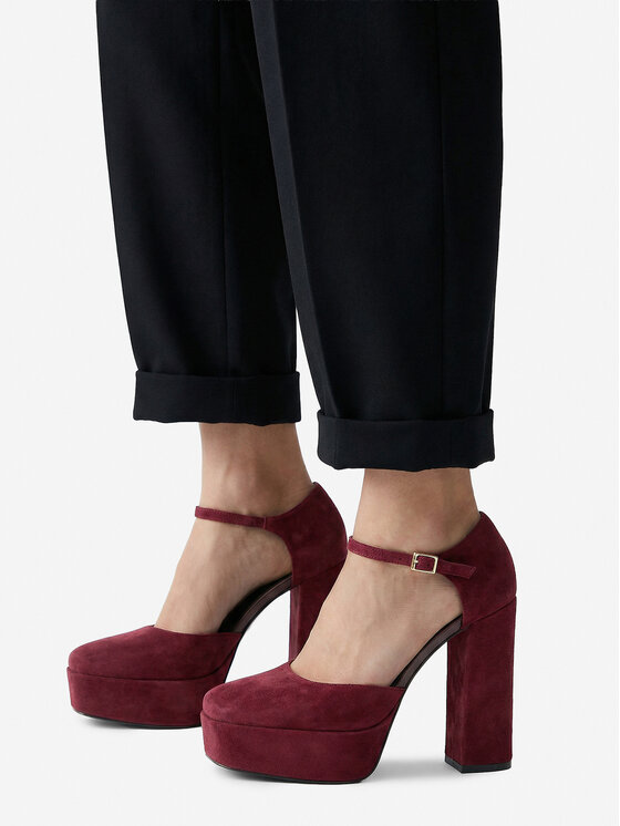 Eva Minge Eva Minge Pumps EO-NIKI-E340-70H Dunkelrot