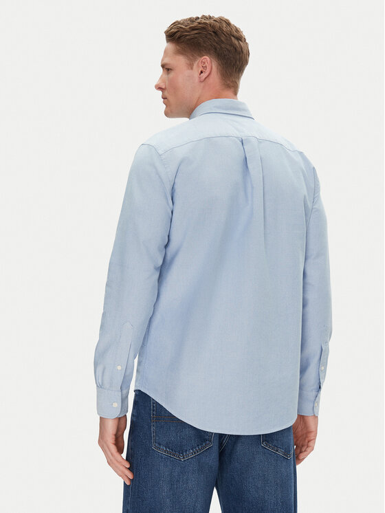Tommy Hilfiger Tommy Hilfiger Сорочка Heritage MW0MW39235 Блакитний Regular Fit