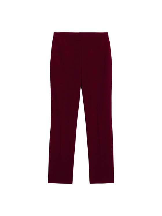 Oltre Oltre Spodnie materiałowe P273J002361N036 Bordowy