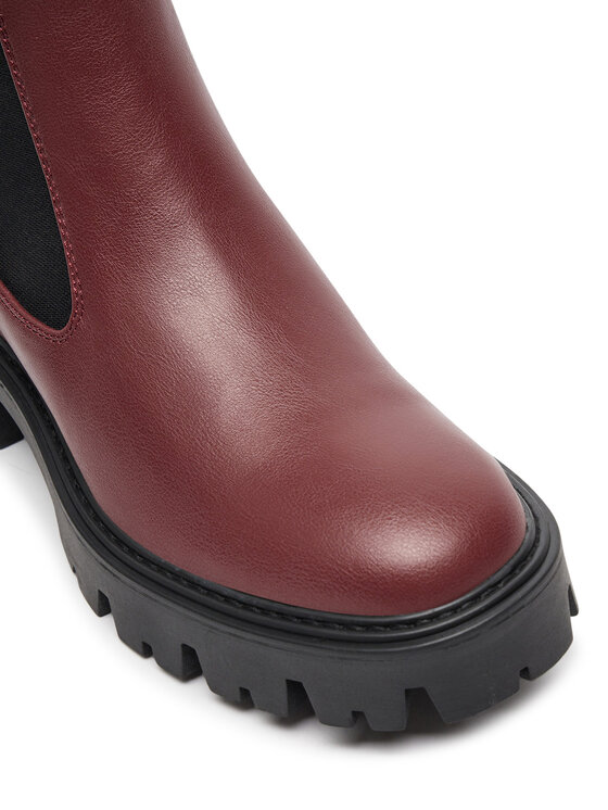 ONLY Shoes ONLY Shoes Gležnjarji Chelsea Onlbetty-1 15272047 Bordo rdeča