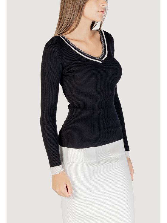 Morgan De Toi Morgan De Toi Maglione 232-MGALA Nero Casual Fit