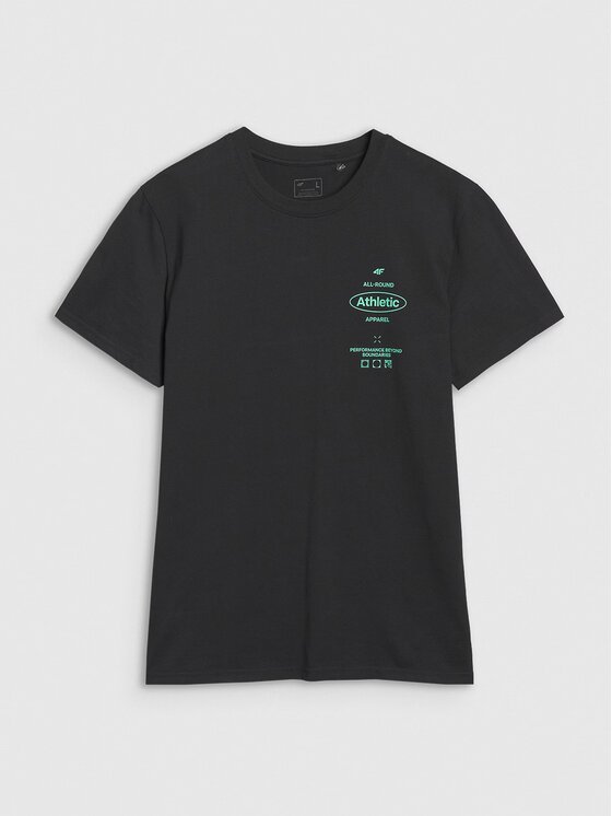 4F 4F T-shirt 4FRSS25TTSHM2688-20S Nero Regular Fit