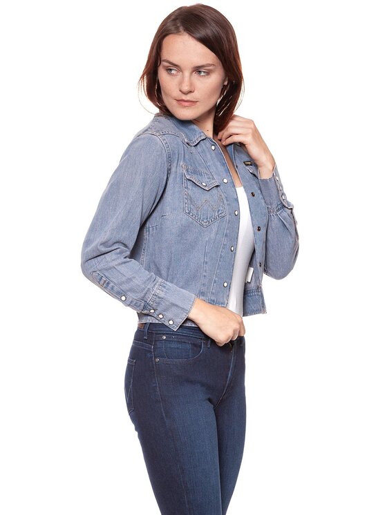 Wrangler Wrangler Giacca da donna SHACKET Blu Regular Fit