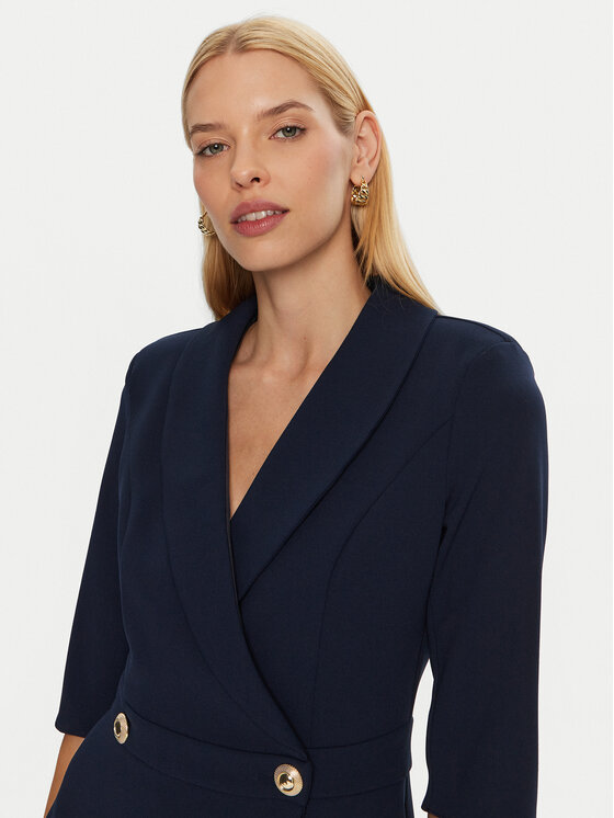 Rinascimento Rinascimento Coctailkleid CFC0121083003 Dunkelblau Regular Fit