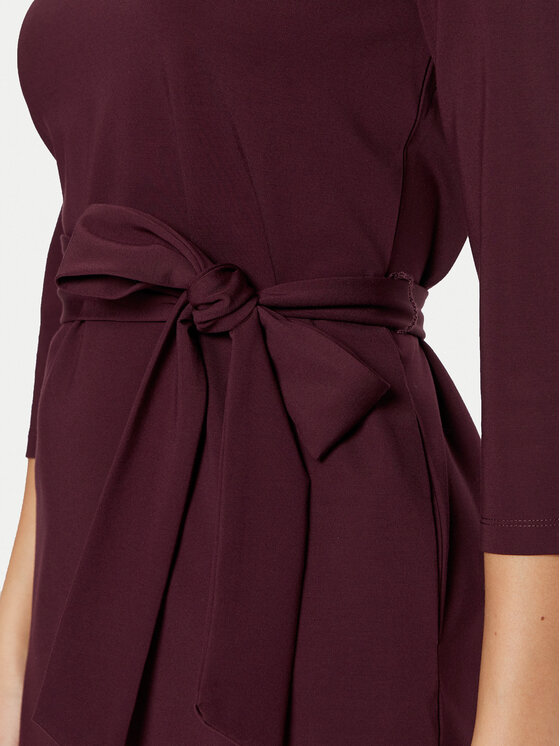 Tatuum Tatuum Vsakodnevna obleka Cole T2422.201B Bordo rdeča Regular Fit