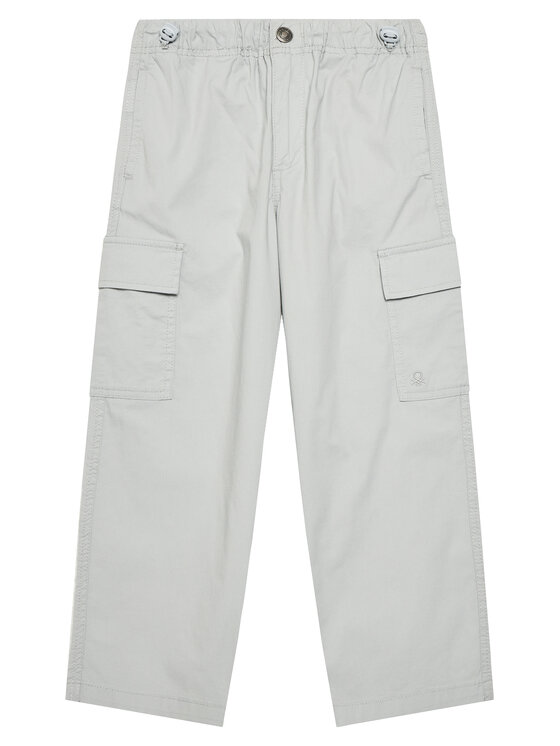 United Colors Of Benetton United Colors Of Benetton Hlače iz tkanine 4L2VCF04I Siva Straight Fit