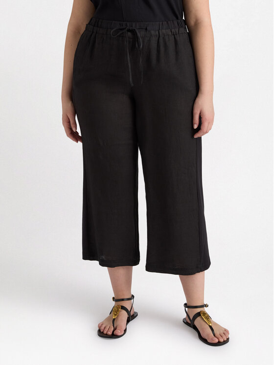 Fiorella Rubino Fiorella Rubino Pantaloni di tessuto P143T004864N033 Nero Regular Fit