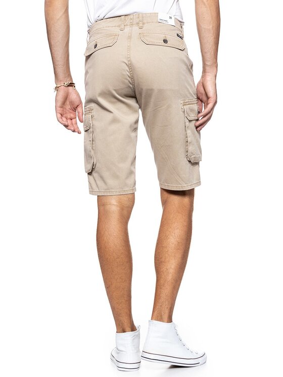 Wrangler Wrangler Pantaloncini di jeans CARGO SHORTS Beige Regular Fit