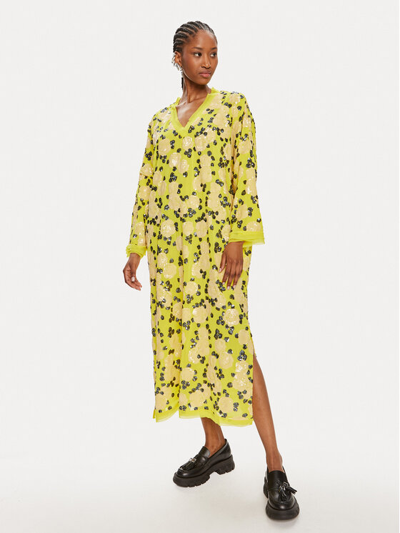 Munthe Munthe Kleid für den Alltag Olight 242130024226 Gelb Oversize