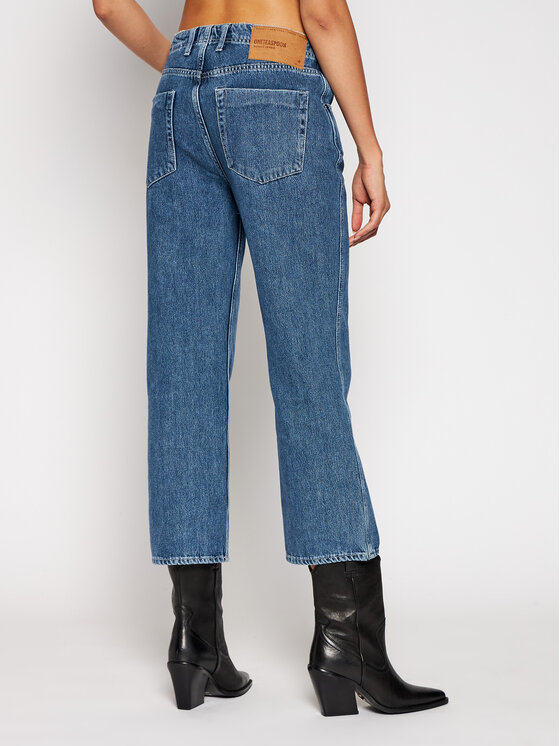 One Teaspoon One Teaspoon Relaxed Fit džínsy Nomand 23630 Modrá Relaxed Fit