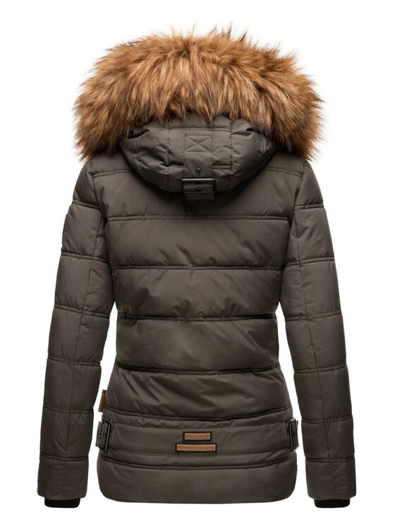 Navahoo Navahoo Kurtka zimowa Zoja Czarny Casual Fit