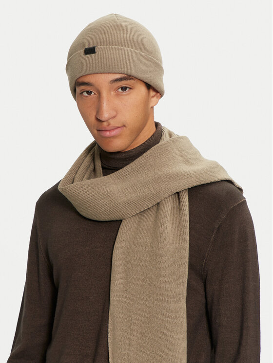Jack&Jones Jack&Jones Komplekti kuuluvad sall ja müts 12163827 Beež