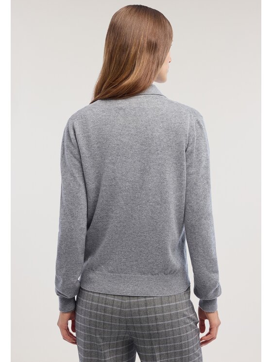 Trussardi Trussardi Sweter M0496001299N0M3 Szary Regular Fit
