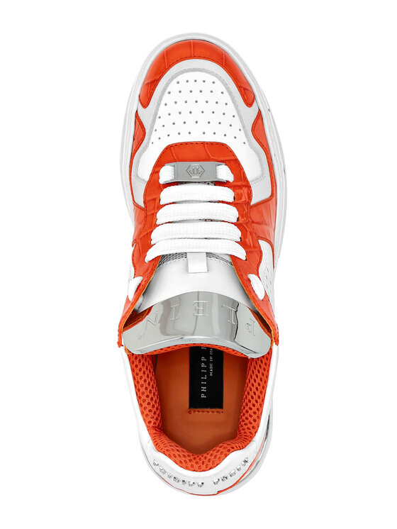 PHILIPP PLEIN PHILIPP PLEIN Sneakersy 7413 Pomarańczowy