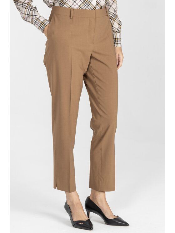 Deni Cler Milano Deni Cler Milano Spodnie materiałowe W-DC-5275-E5-D4-18-1 Brązowy Regular Fit