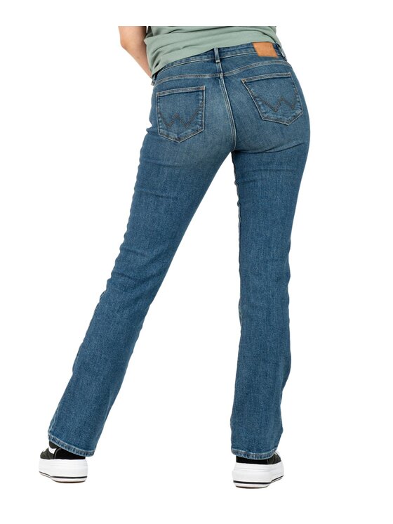 Wrangler Wrangler Jeansy W28BXR461_28/30 Niebieski Bootcut Fit