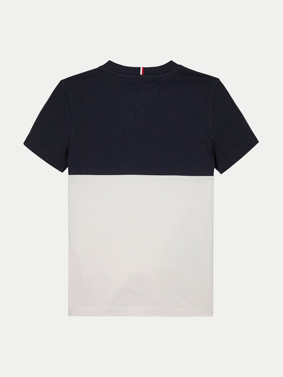Tommy Hilfiger Tommy Hilfiger T-Shirt KB0KB09617 D Granatowy Regular Fit