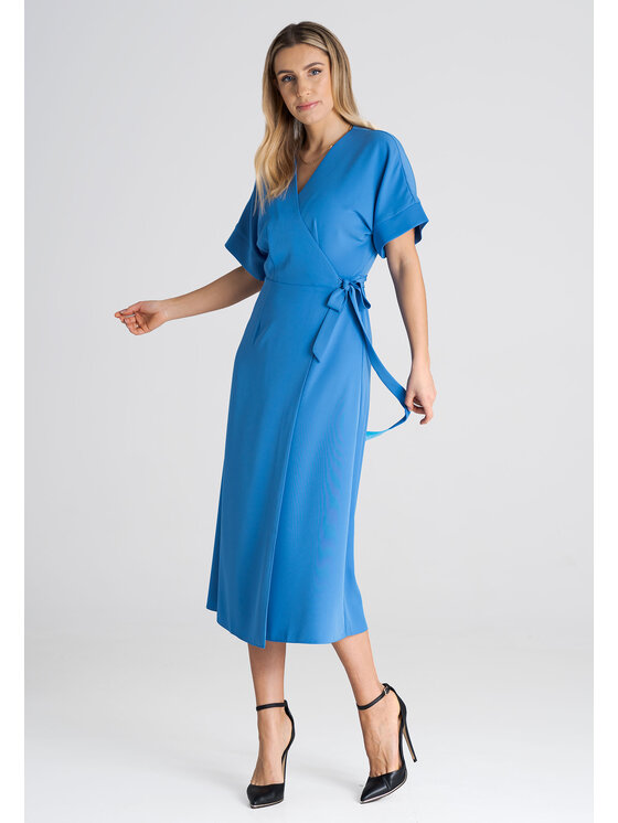 FIGL FIGLFIGL Vestito M959 Blu Regular Fit