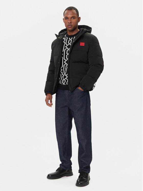 HUGO HUGO Ziemas jaka Baro2541 50547897 Melns Regular Fit