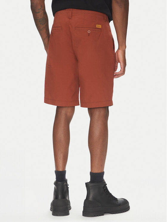 Timberland Timberland Шорти от плат TB0A5U2K Червен Regular Fit