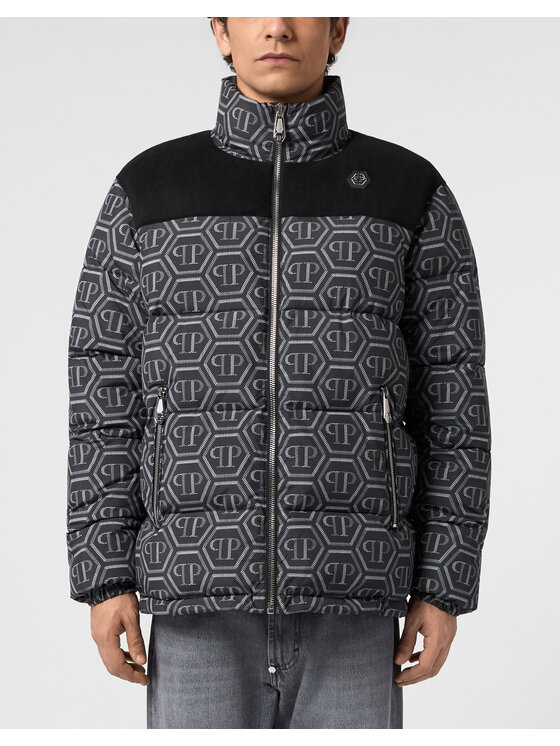 PHILIPP PLEIN PHILIPP PLEIN Giubbotto piumino 31191 Nero Regular Fit