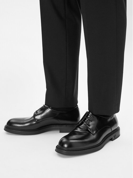 Emporio Armani Emporio Armani Nizki čevlji X4C653 XF740 00002 Črna