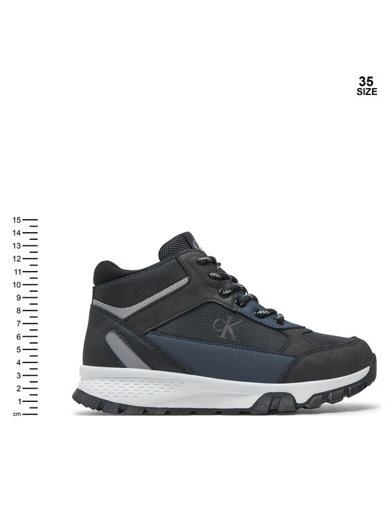 Calvin Klein Jeans Calvin Klein Jeans Tenisice High Top Lace-Up Sneaker V3B9-81087-1492 S Crna