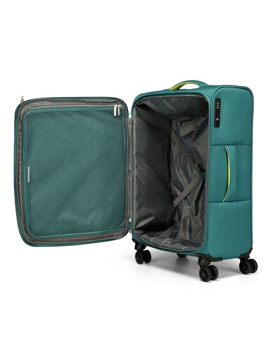 American Tourister American Tourister Walizka średnia 326428 Turkusowy