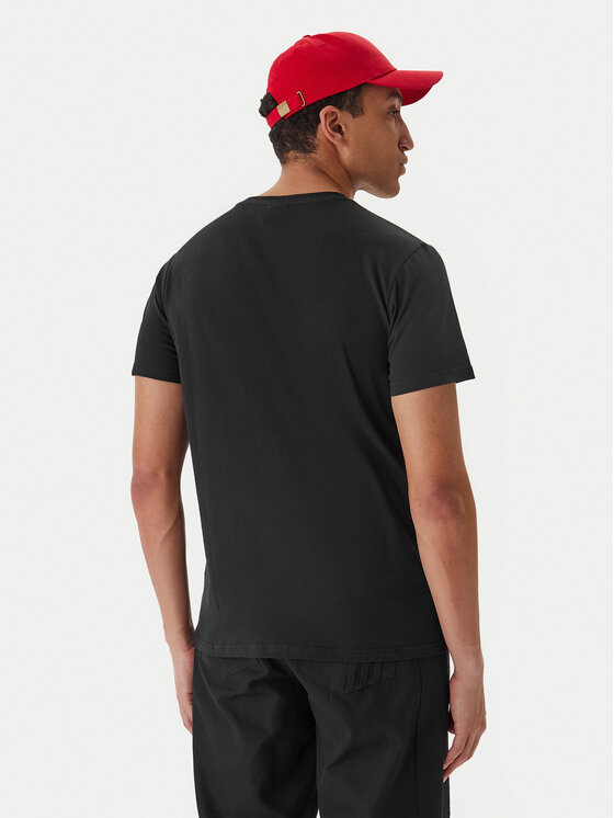 Kappa Kappa T-Shirt 382J2QW Czarny Regular Fit