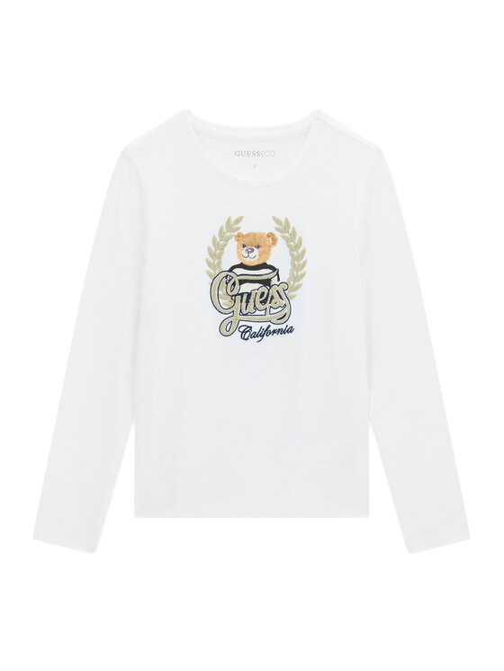 Guess Guess Majica J6BI21 K5818 Bijela Regular Fit