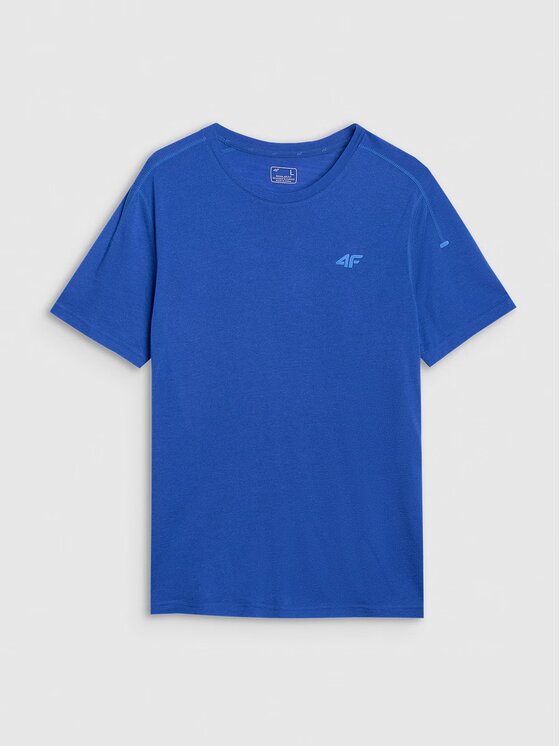 4F 4F Funkčné tričko 4FWSS25TFTSM1268-36S Modrá Regular Fit