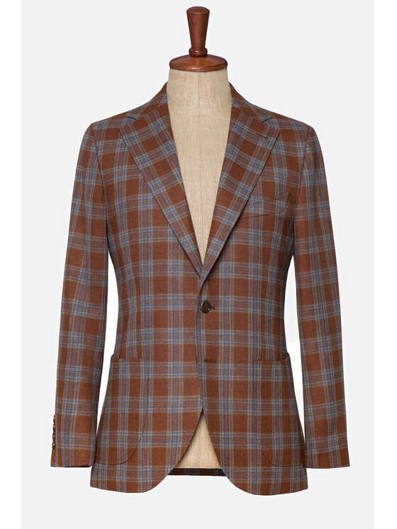 Lancerto Lancerto Marynarka Karlskrona Kolorowy Slim Fit