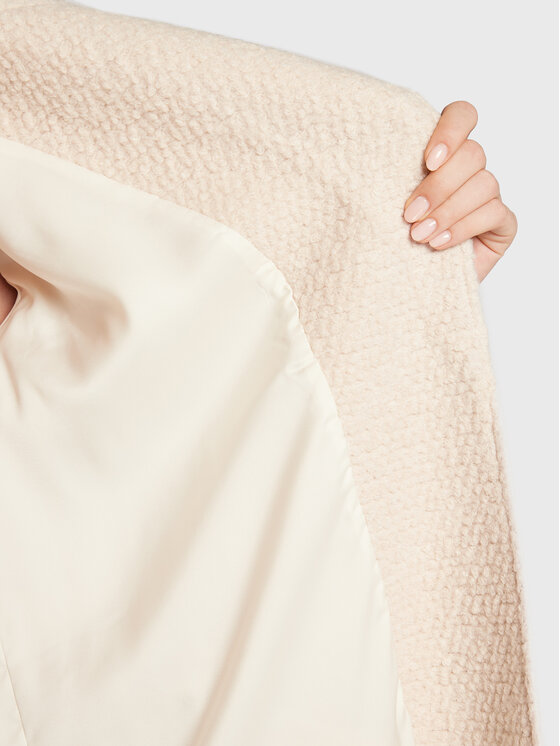 Notes Du Nord Notes Du Nord Вовняне пальто Enya 12981 Бежевий Regular Fit