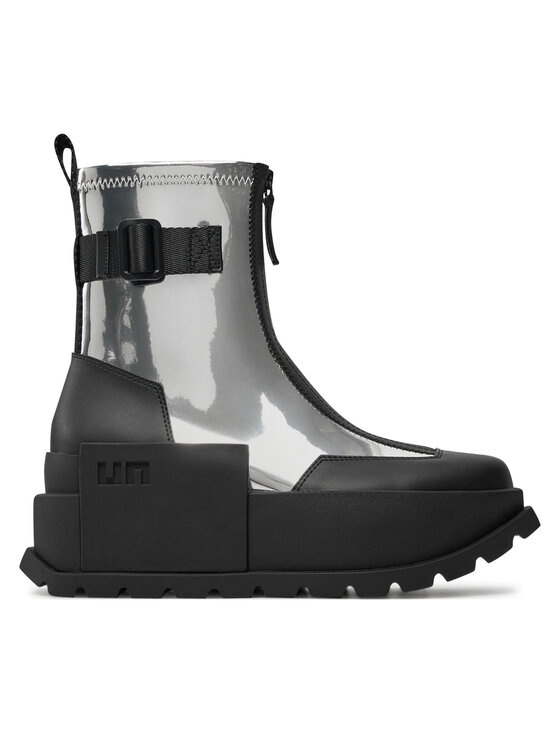 United Nude United Nude Škornji Roko Bootie II 1077714113 Srebrna
