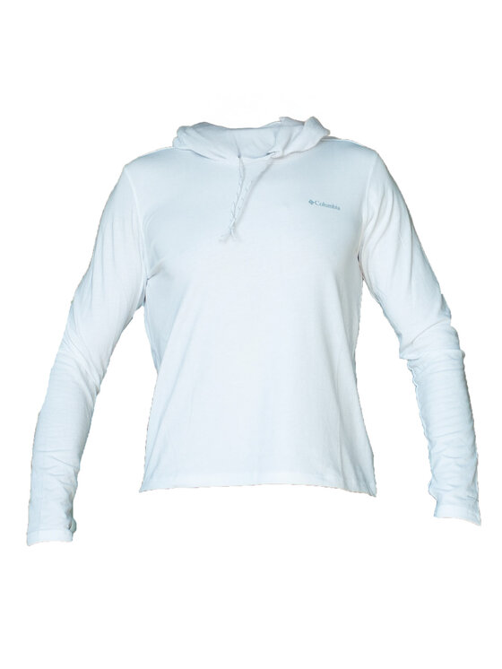 Columbia Columbia Felpa Columbia W EU Sun Trek LS Hoodie Bianco Regular Fit