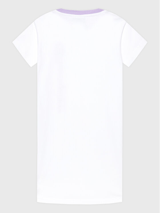 Champion Champion Sukienka codzienna 404672 Biały Regular Fit