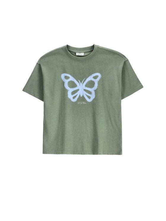 Coccodrillo Coccodrillo T-Shirt ZC6143202FGJ-027 Khaki Regular Fit