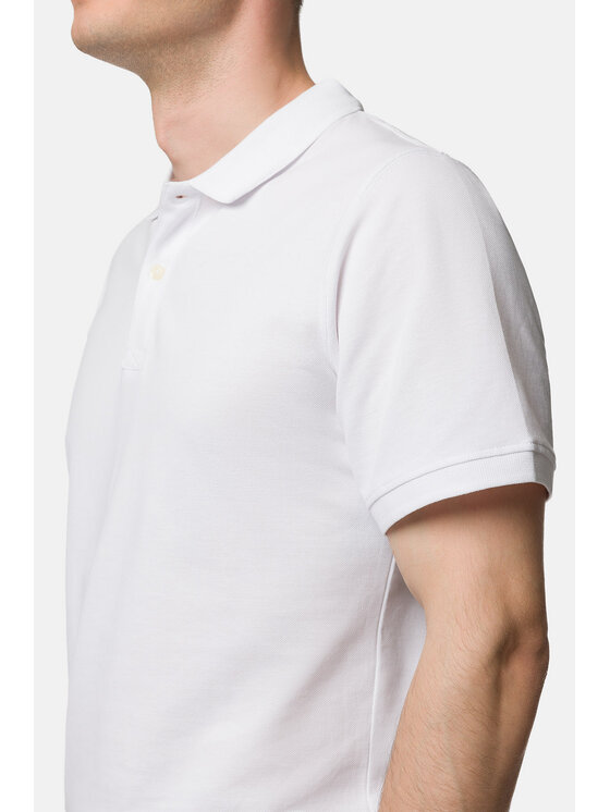 Lancerto Lancerto Polo Blake PO073123000014 Biały Regular Fit