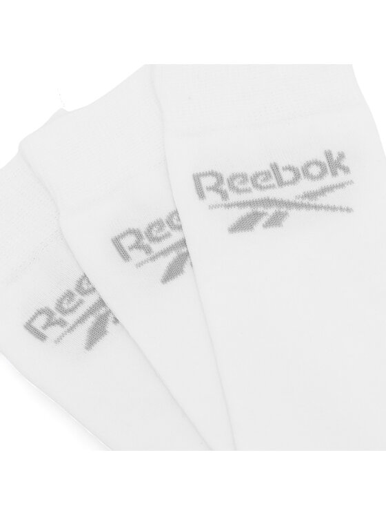 Reebok Reebok Набір з 3 пар низьких шкарпеток unisex R0367-SS24 (3-pack) Білий
