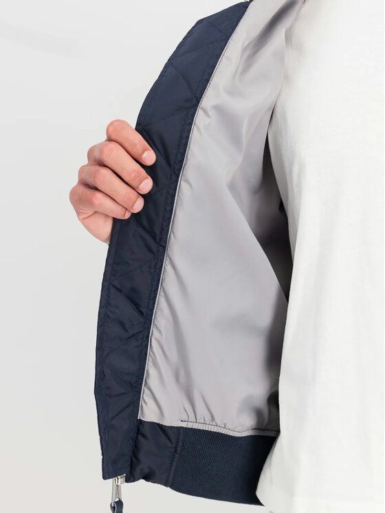 Alpha Industries Alpha Industries Bunda pro přechodné období AI.266101 Tmavomodrá Slim Fit