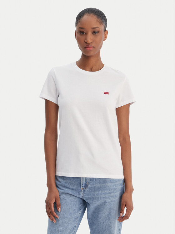 Levi's® Levi's® Tričko Perfect Tee 39185-0006 Biela Regular Fit
