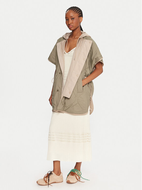 Weekend Max Mara Weekend Max Mara Demisezoninė striukė Riva 2525296011 Smėlio Relaxed Fit